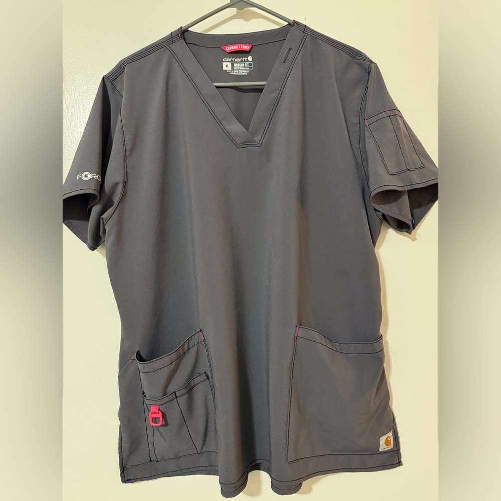 Carhartt Women’s (X-Large) Force Cross-Flex V-Neck Scrub Top